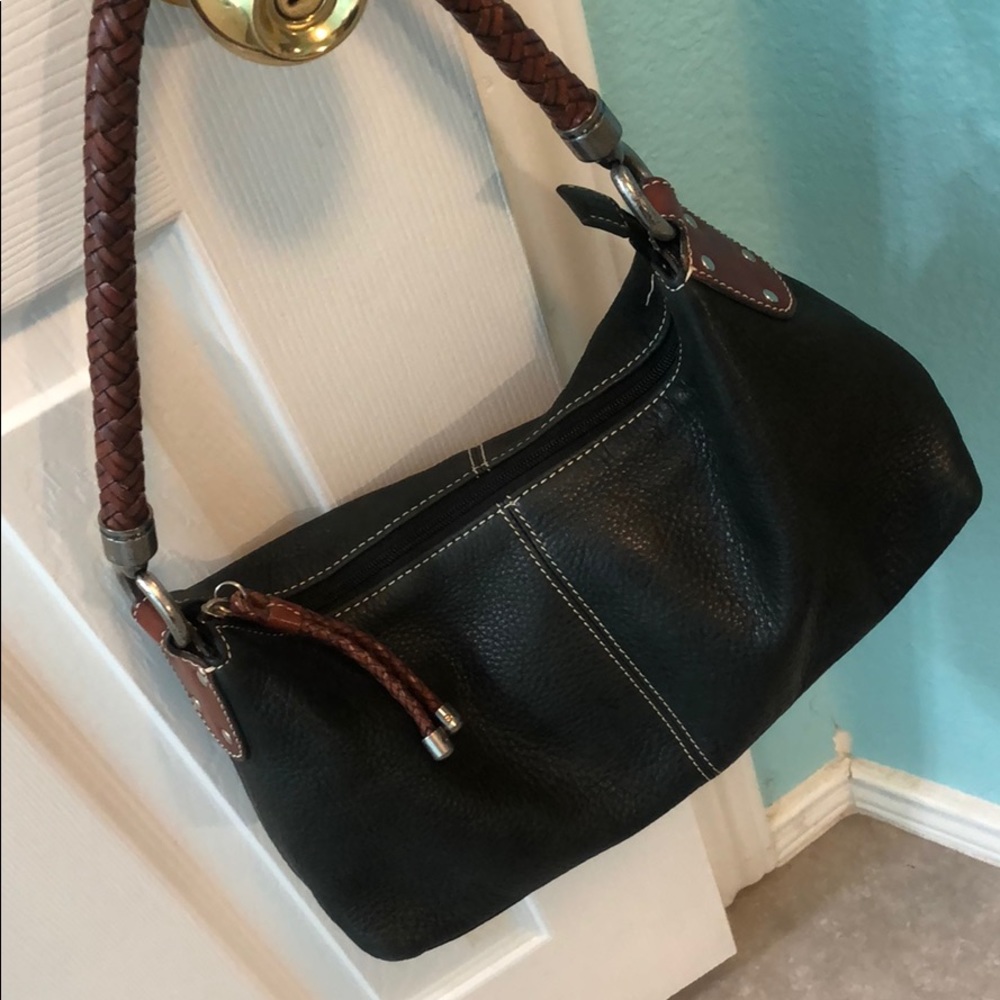 Leather fossil purse